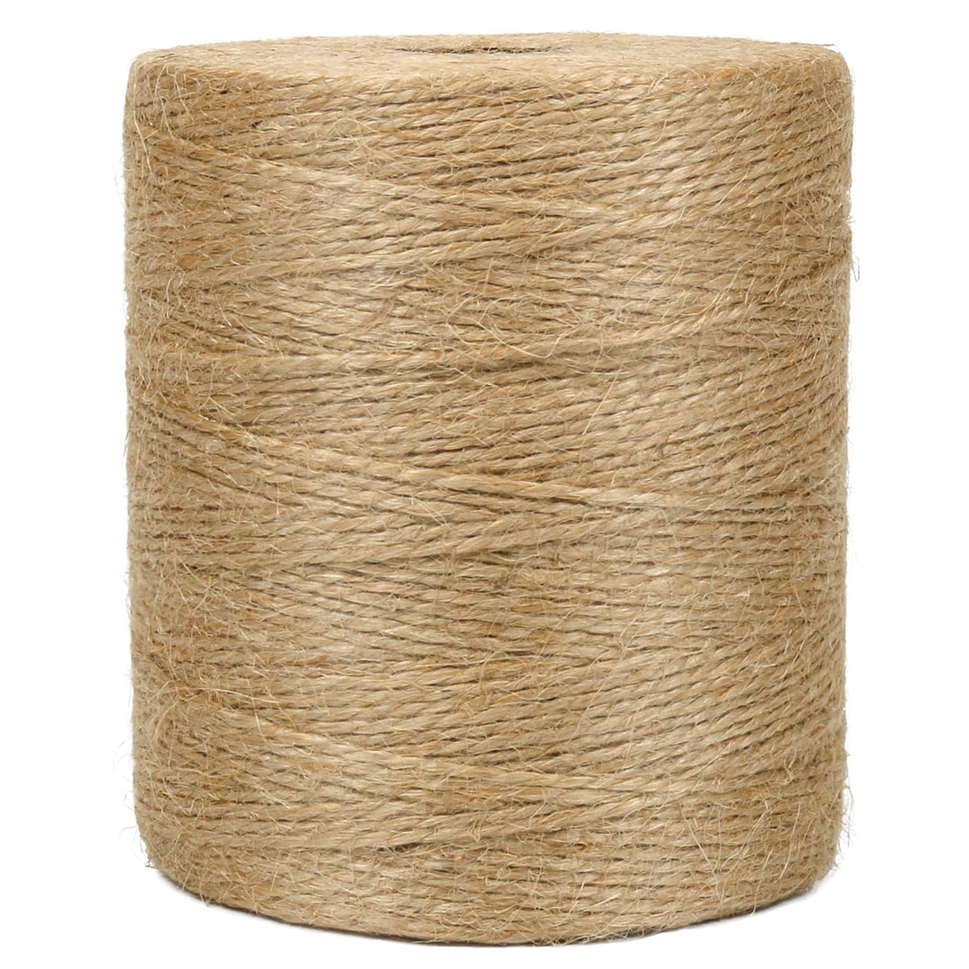 Vivifying 400m Jute-Schnur, Braun Juteschnur für Garten Bilder Pflanzen Basteln 1Pcs/400M, 1Pcs/400M