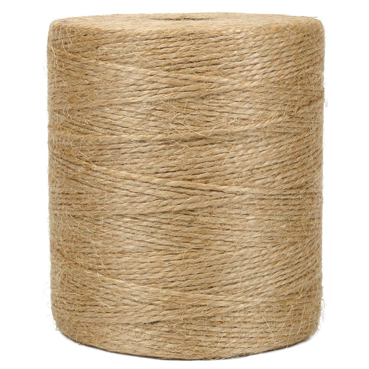 Vivifying 400m Jute-Schnur, Braun Juteschnur für Garten Bilder Pflanzen Basteln 1Pcs/400M, 1Pcs/400M