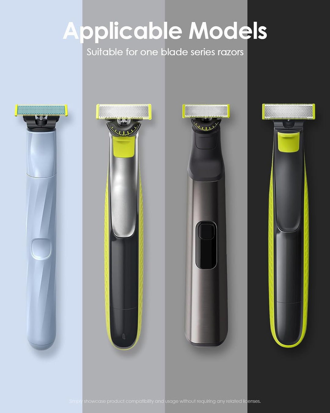 Yinke Harter Reisen Tasche mit Anhangsspeicher Tasche für Hybrid-Elektrotrimmer und -Rasierer, wasse