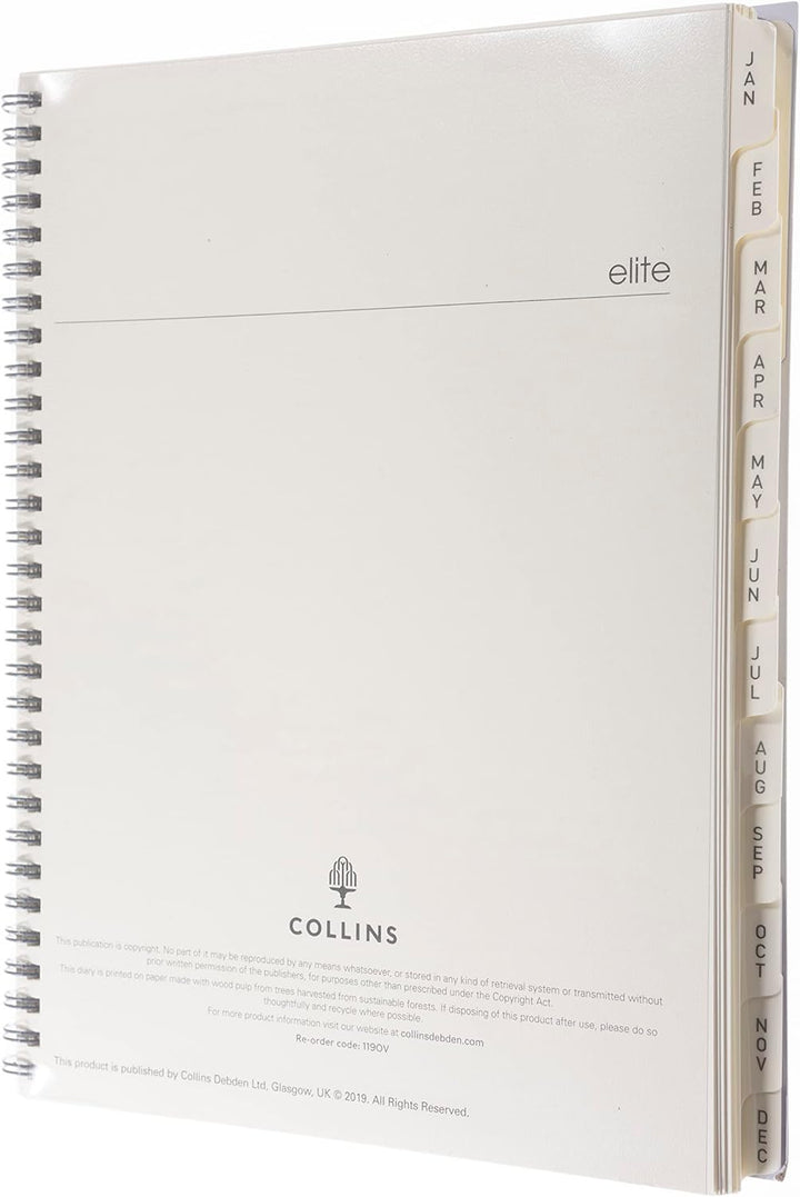 Collins Elite 2024 Terminplaner Manager Wochenansichtsplaner – Terminplaner-Nachfüllpackung – Geschä