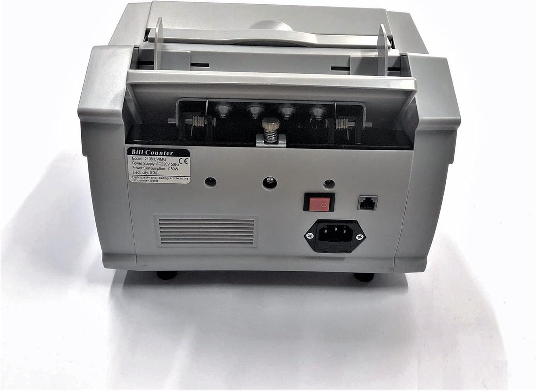 TEMPO DI SALDI Professioneller Banknotenzähler mit Falschgelddetektor und LED-Display