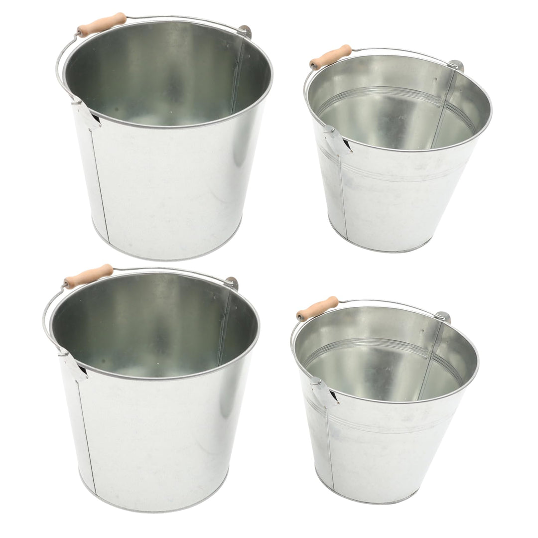 Garneck 2stücke Ascheeimer Für Draussen Und Drinnen Kohleeimer Für Grill Kamin Und Feuerstelle Eimer