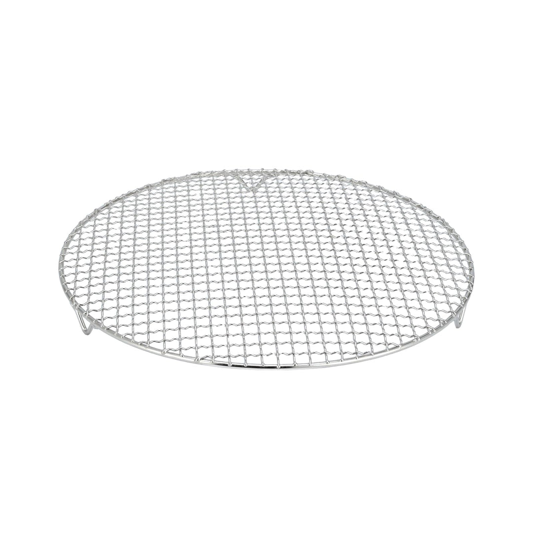 Edelstahl Grillrost Rund Mit 2cm Füssen Ø10-42.5cm - Universelles Kochgitter Für Heissluftfritteusen