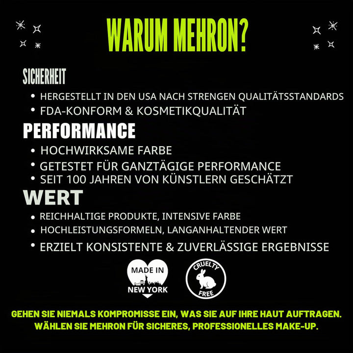 Mehron Paradise Make-up AQ 8 Color (Basic) | Magnetische nachfüllbare Körperfarben- und Gesichtsfarb
