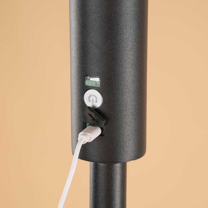 Esotec Solar Sensor Tischleuchte Leseleuchte Talino 38, 3000K warmweiss, 3 Leuchtstärken, dimmbar, L
