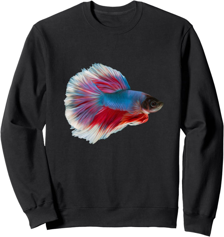 Siamesischer Kampffisch Kafi Aquarienfisch I Aquaristik Sweatshirt