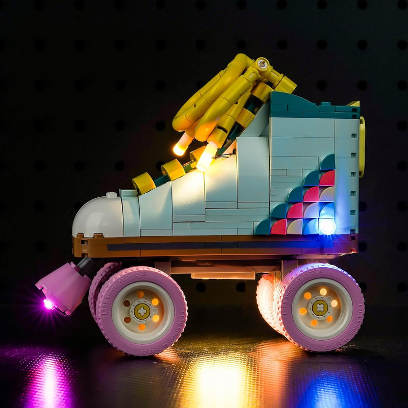 Led Licht Set für Lego 31148 Retro Roller Skate (Kein Lego), Dekorationsbeleuchtungsset für Lego Cre