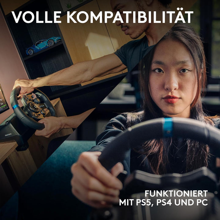 Logitech G923 TRUEFORCE Gaming Rennlenkrad mit Pedalen, Kraftrückkopplung bis 1000 Hz, reaktionsschn