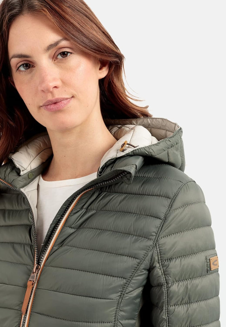 Camel Active Womenswear Damen 3309706R48 Jacke, 44 Khaki, 44 Khaki