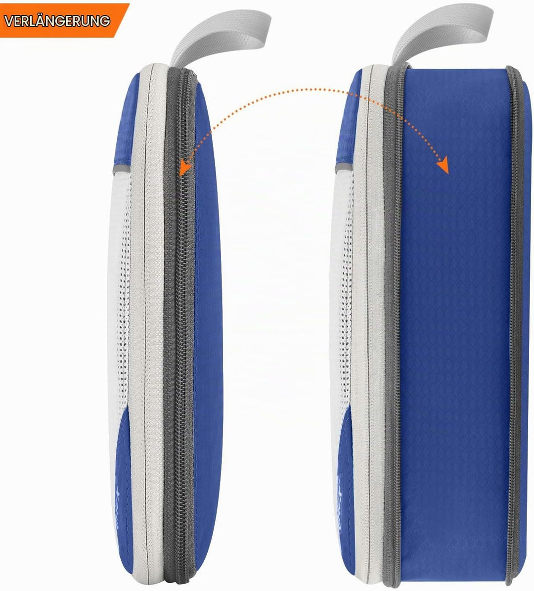 Gonex Compression Packing Cubes for Travel, Mesh Bags Luggage Organizers | Set of 6 with Laundry Bag