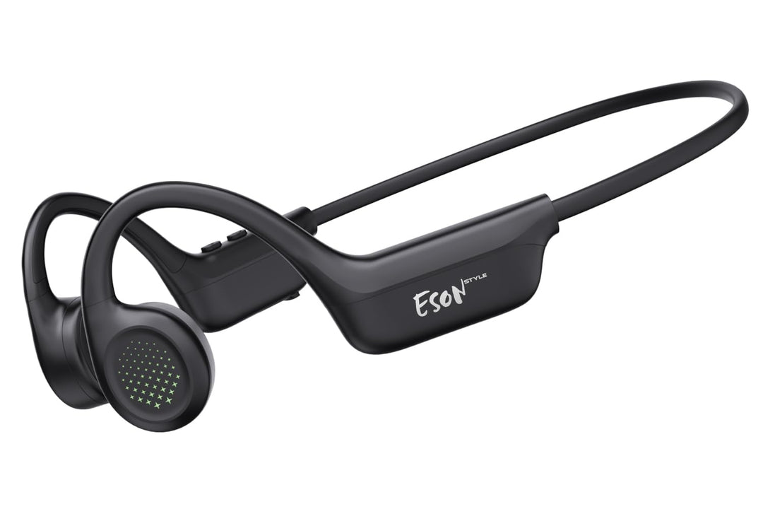 esonstyle Knochenschall Kopfhörer Bluetooth 6.0 - IPX7 wasserdichte Bone Conduction Headphones mit M