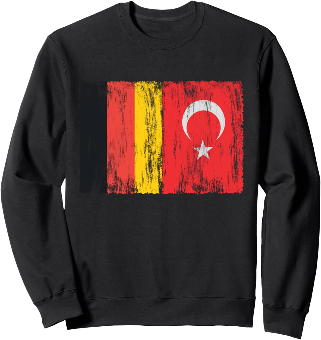Deutschland und Türkei Türkische Turkey Fahne Flaggen Sweatshirt