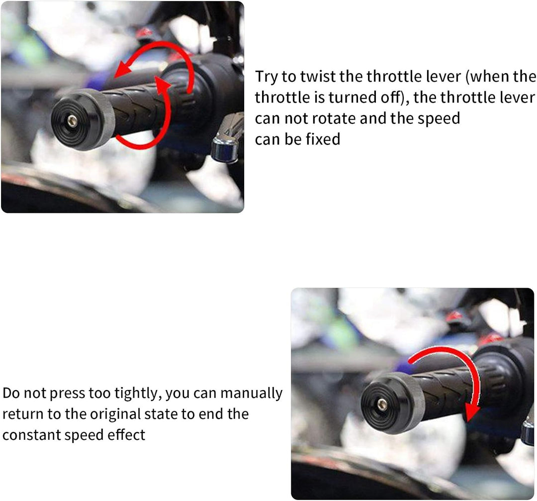 Yctze Lenker Endstopfen Griff Endkappen Motorrad Lenker Endstopfen Drosseldrehzahlregelung Schwarz A