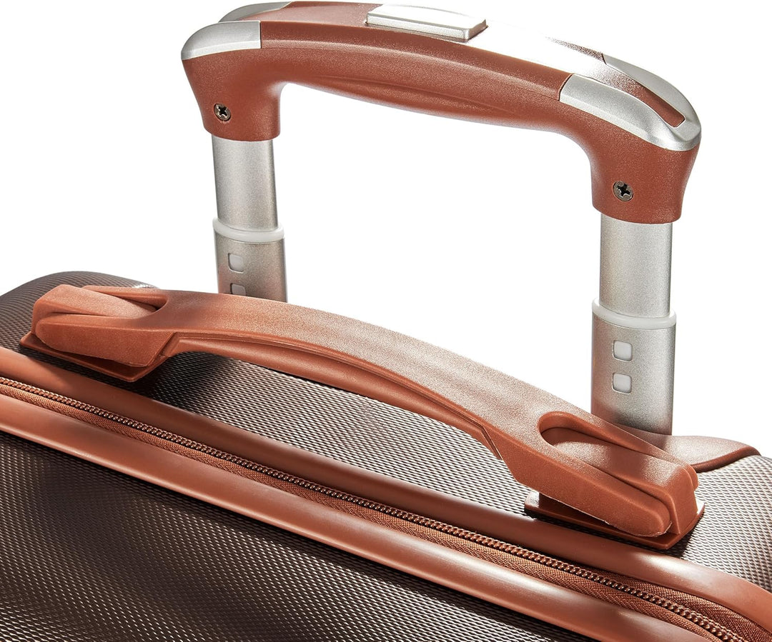 BRUBAKER Handgepäck Koffer Paris - Reisekoffer Trolley mit Zahlenschloss, 4 Rollen und Komfort Trage