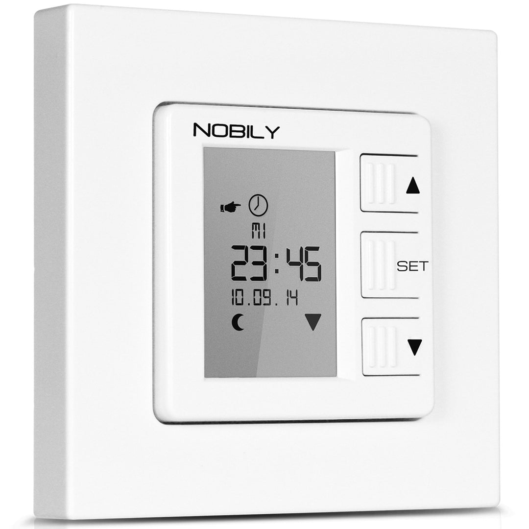 NOBILY *** Rolladen Zeitschaltuhr ZS1 Rolladenzeitschaltuhr Timer Rolladenuhr Uhr Schalter für Rolla