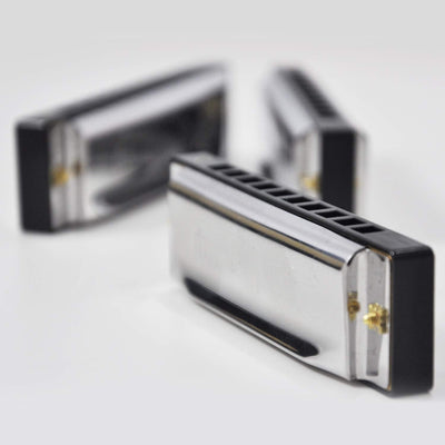 Tuyama® Mundharmonika-Set 7 Mundharmonikas im Koffer diatonisch verschiedene Tonarten C-D-E-F-G-A-Bb