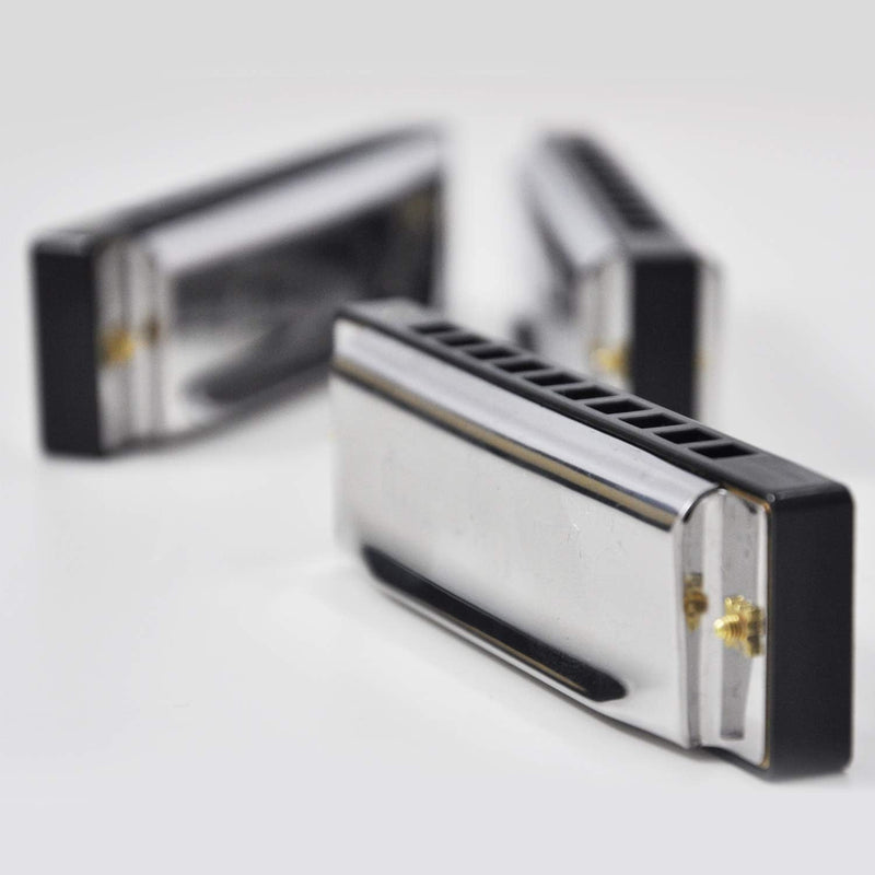 Tuyama® Mundharmonika-Set 7 Mundharmonikas im Koffer diatonisch verschiedene Tonarten C-D-E-F-G-A-Bb