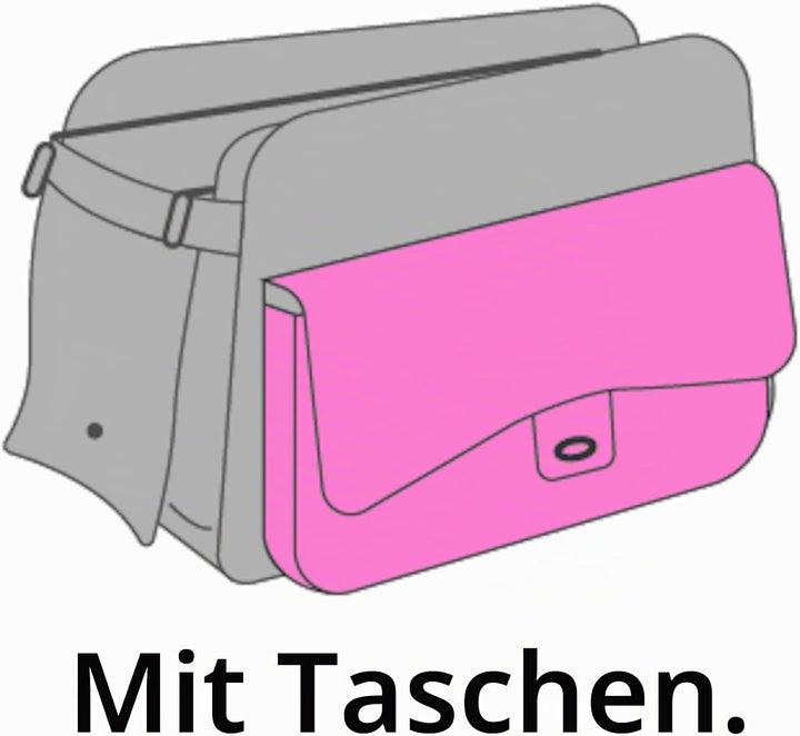 Hundetasche - Tragetasche Gigi Schwarz – 40x22x28cm – Kunstleder – Kissen herausnehmbar – Sicherheit