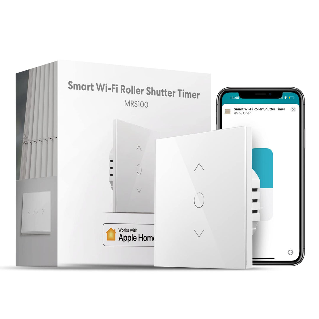 meross WLAN Rolladenschalter funktioniert mit Homekit, Alexa Rollladen, Smart Jalousien Schalter ben