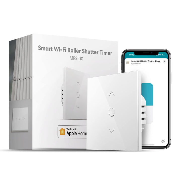 meross WLAN Rolladenschalter funktioniert mit Homekit, Alexa Rollladen, Smart Jalousien Schalter ben