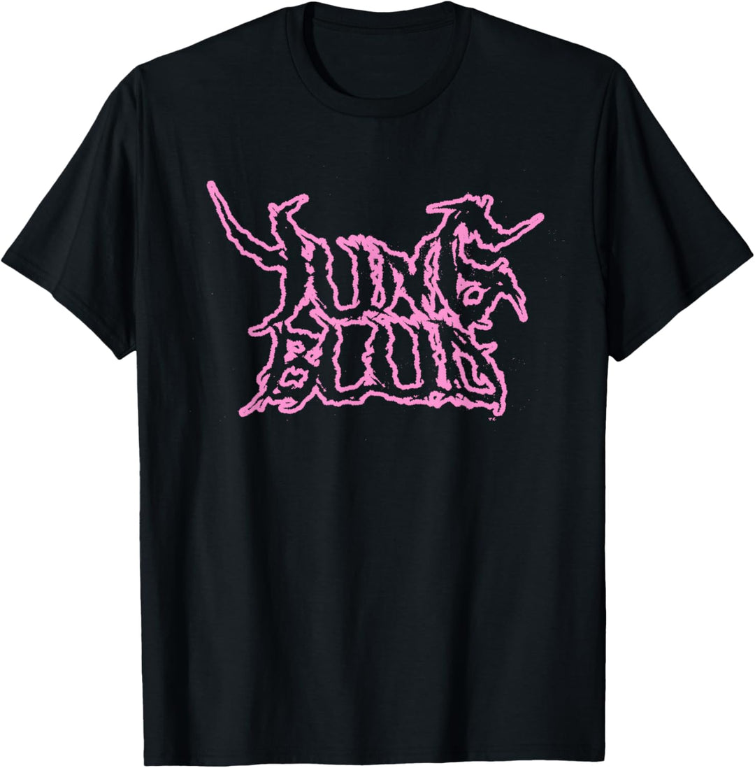 Offizielles Yungblud Deadhappy Pink & Schwarz T-Shirt