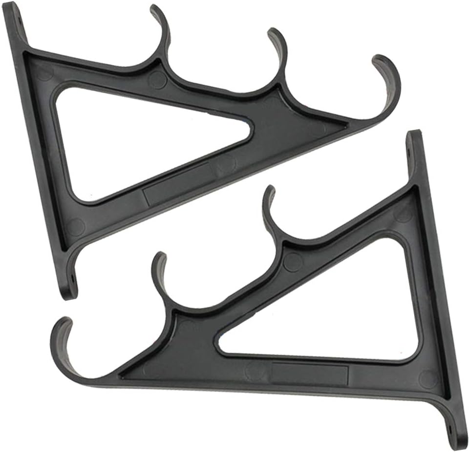Croch Horizontal Wand Rutenhalter Rod Rack für 3 Angelruten 1 Paar, 1 Paar