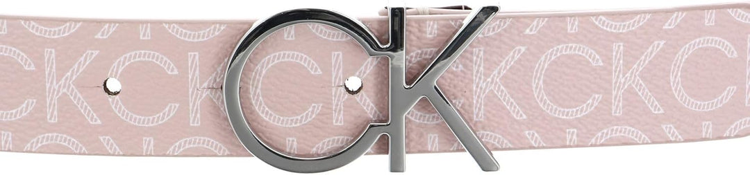 Calvin Klein Re-Lock Logo Belt 30MM Mono W85 Spring Rose Mono