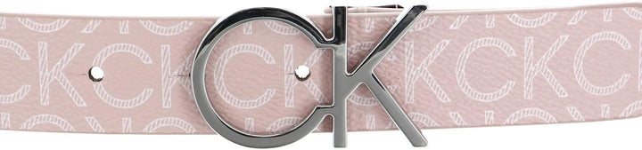 Calvin Klein Re-Lock Logo Belt 30MM Mono W85 Spring Rose Mono