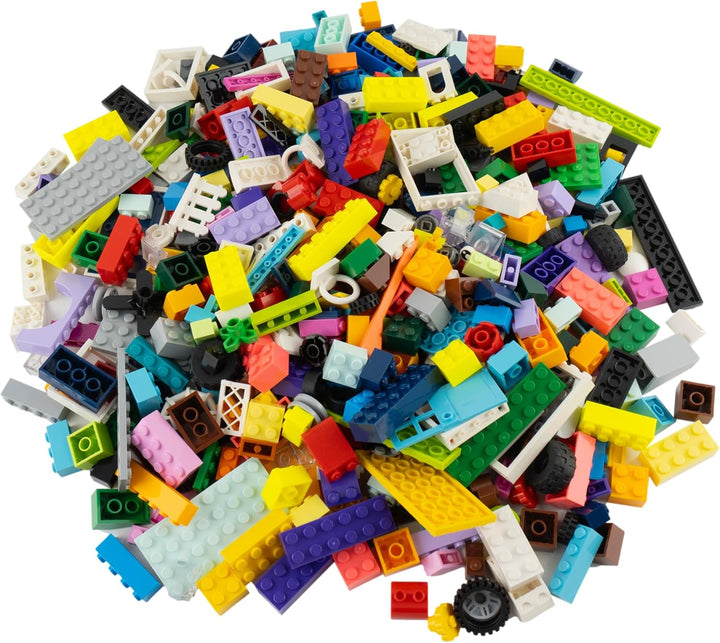 Lego® Steine bunt gemischt - 200 Stück - Bausteine, Sondersteine, Fliesen, Platten - Bausteine für k