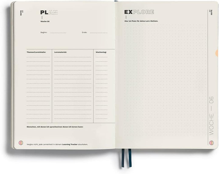 LEUCHTTURM1917 367496 Learning Journal Composition (B5), Flexcover, Schwarz, Deutsch Deutsch Schwarz