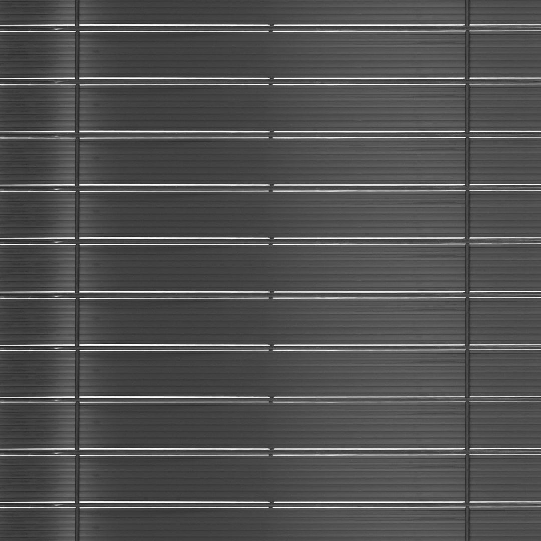 IDMarket - Verdunklungslamellen aus PVC, grau, L.60 m, für Gitterpaneele