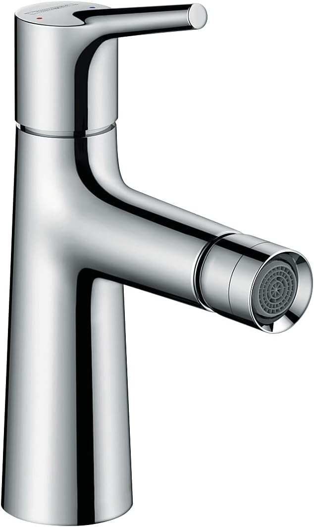 hansgrohe Talis S Einhebel-Bidetarmatur mit Zugstangen-Ablaufgarnitur, Chrom