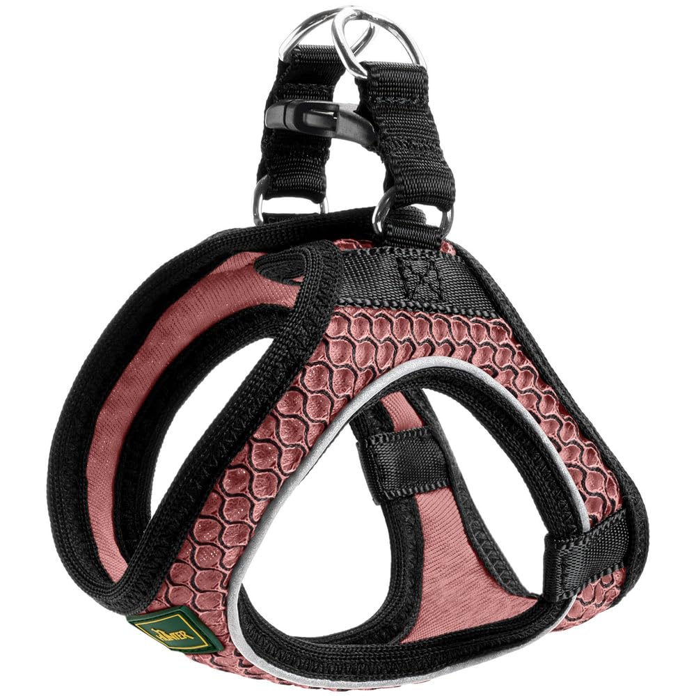 Hunter Hundegeschirr Hilo Comfort, Farbe: Altrosa, Easy Step-In Geschirr für kleine bis mittlere Hun