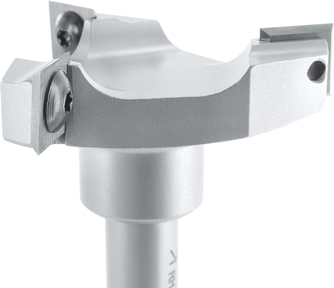 ENT 20459 Wendeplatten Planfräser Schaft (S) 12 mm, Durchmesser (D) 59 mm, NL 12 mm, dreischneidig,