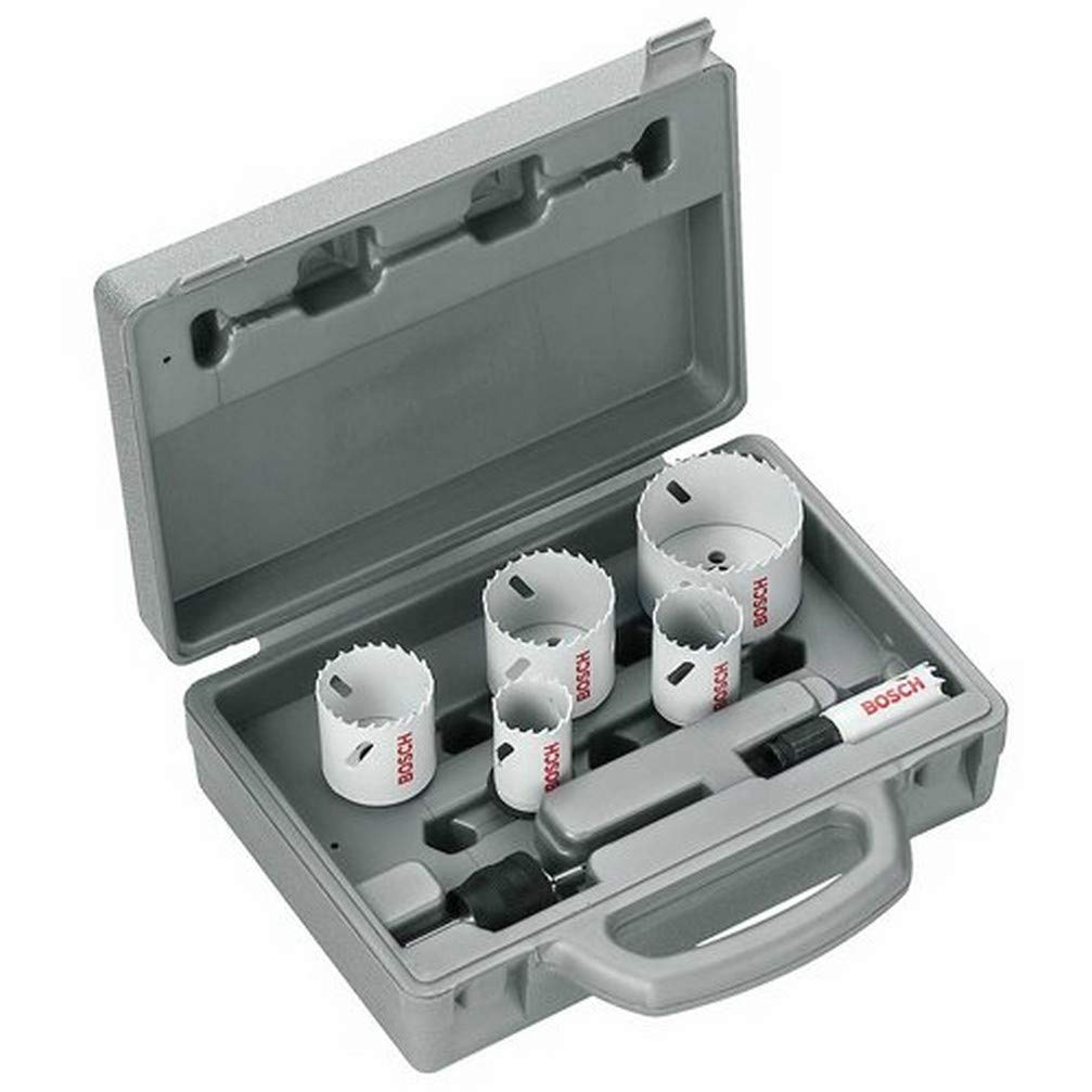 Bosch Professional 6 tlg. Lochsäge HSS BiM Progressor for Wood & Metal Set Sanitär (für rostfreien E