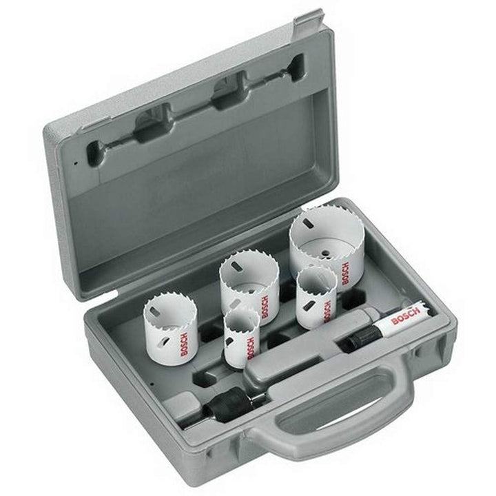 Bosch Professional 6 tlg. Lochsäge HSS BiM Progressor for Wood & Metal Set Sanitär (für rostfreien E