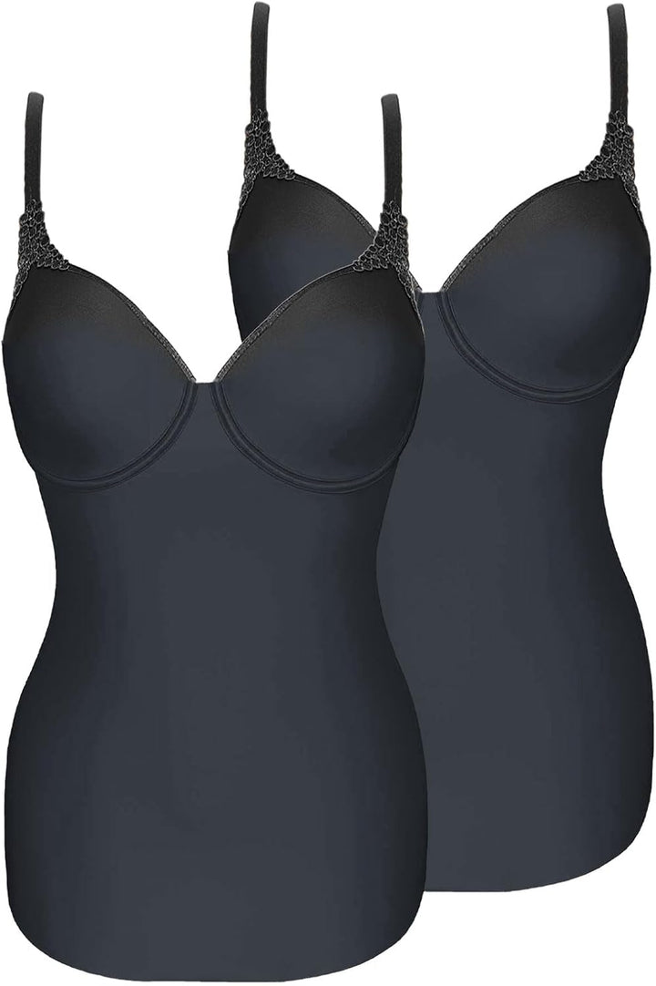 VIANIA! 2er Pack Spacer BH Hemd Carola 181514 75 D Volcano, 75 D Volcano