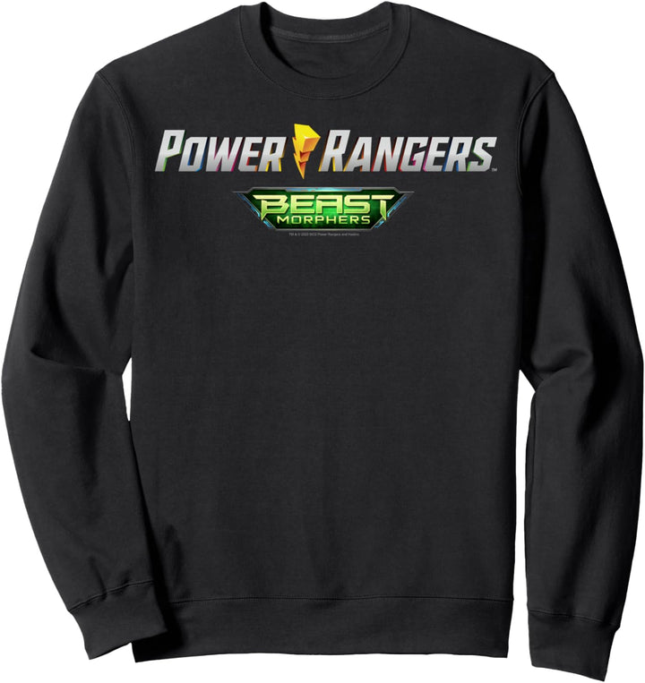 Power Rangers Let's Do This Geometric Group Shot Logo Sweatshirt