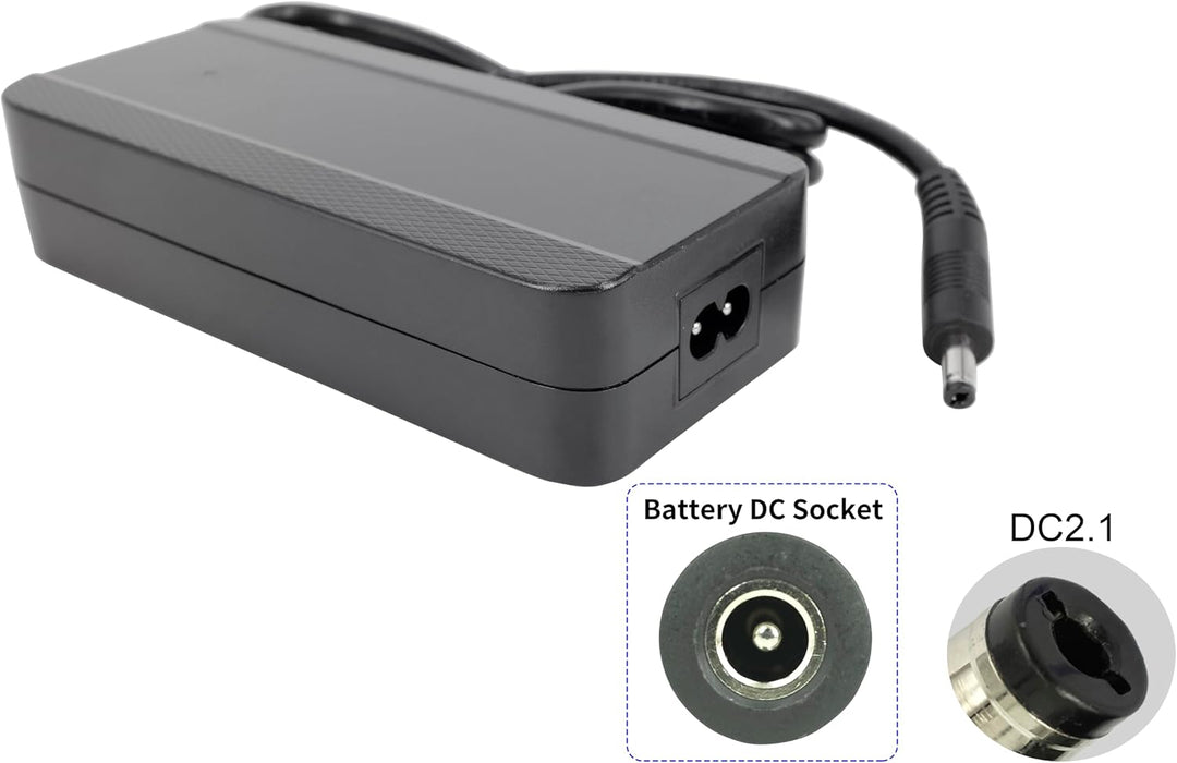 PowerSmart® 42V 2A Ladegerät Netzteil für 36V Akkus von Bullrock, Haamstede, Blue Glider, LLOBE Metr