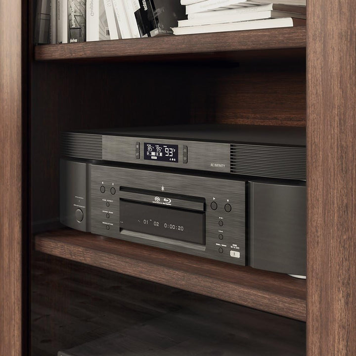 AC Infinity AIRCOM T10, leises Lüftersystem 17" (43 cm) für Receiver, Verstärker, DVR, AV-Cabinet-Ko