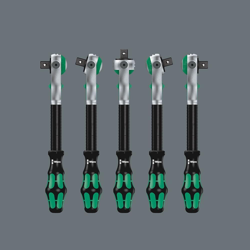 Wera 8000 B Zyklop Speed-Knarre mit Antrieb, 3/8 Zoll x 199.0 mm, 05003550001 3/8 Zoll Zyklop Speed