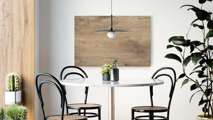 ALLboards Metallische Magnettafel HOLZ BAUMSTAMM BAUMKERN 60x40cm MetalBoards Memoboard für jede Art