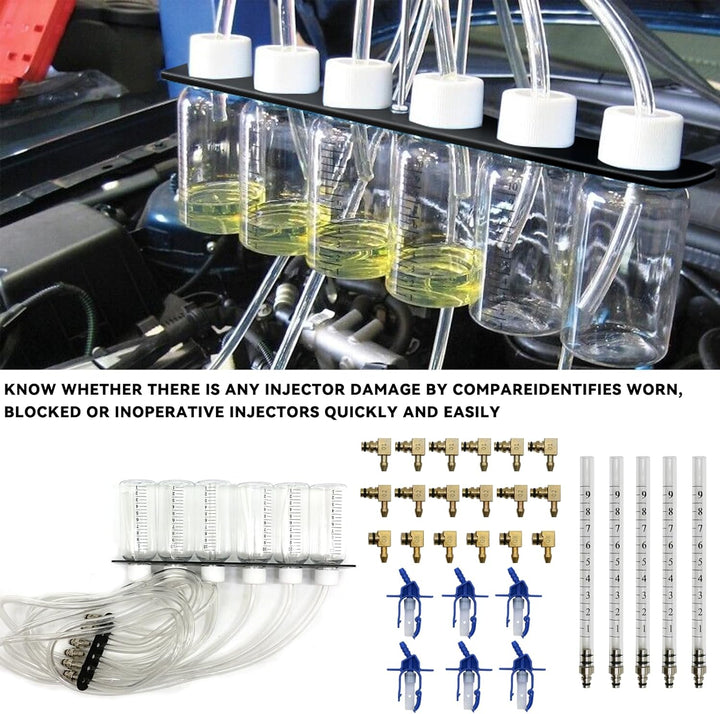 CHANG QI Common-Rail-Tester，Prüfset für das Einspritz-Rail 6-Zylinder-Dieselmotor-Einspritzverteiler