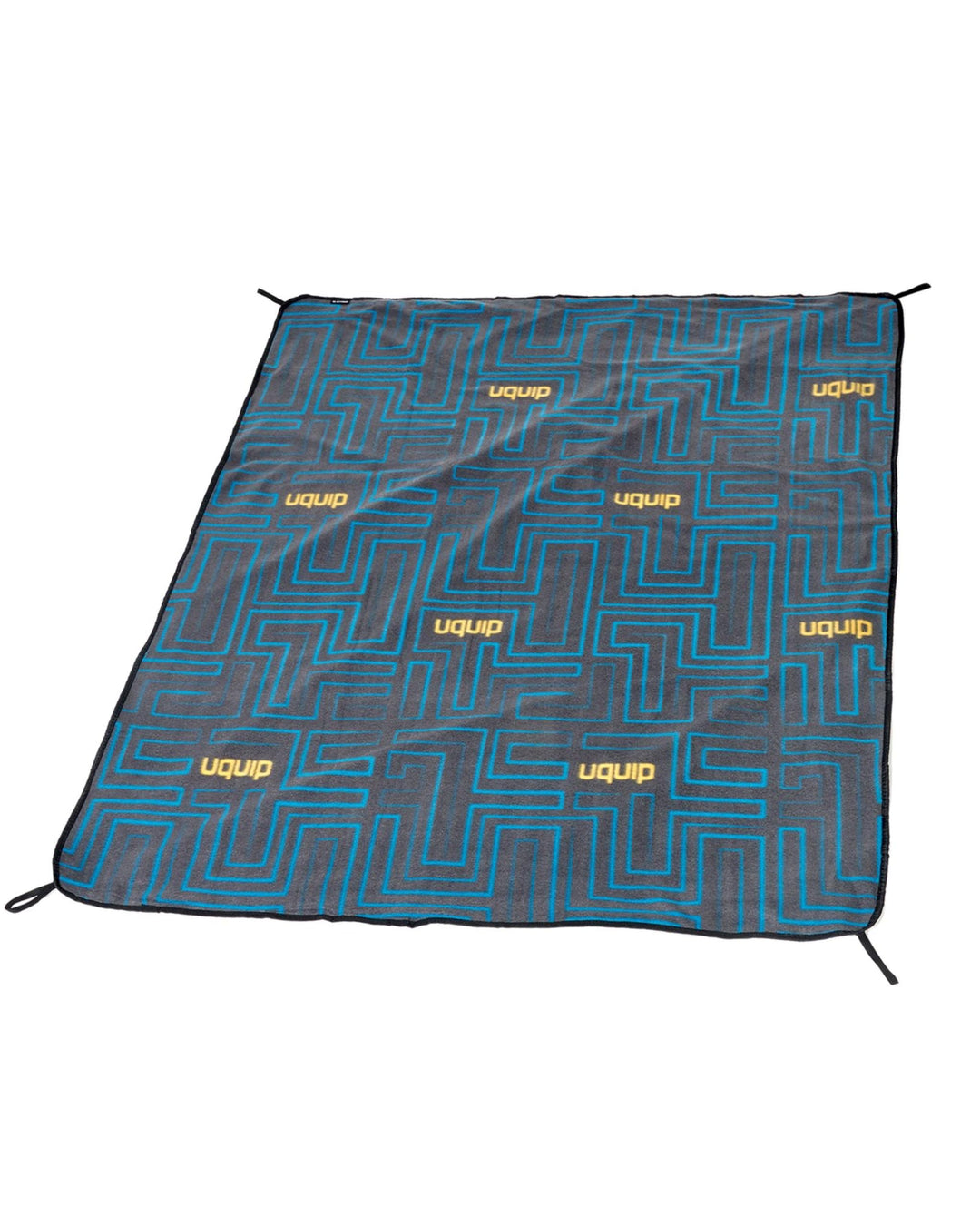 Uquip Picknickdecke Scotty M Grey I 120 x 150 cm I wasserdichte & schmutzabweisende Campingdecke I O