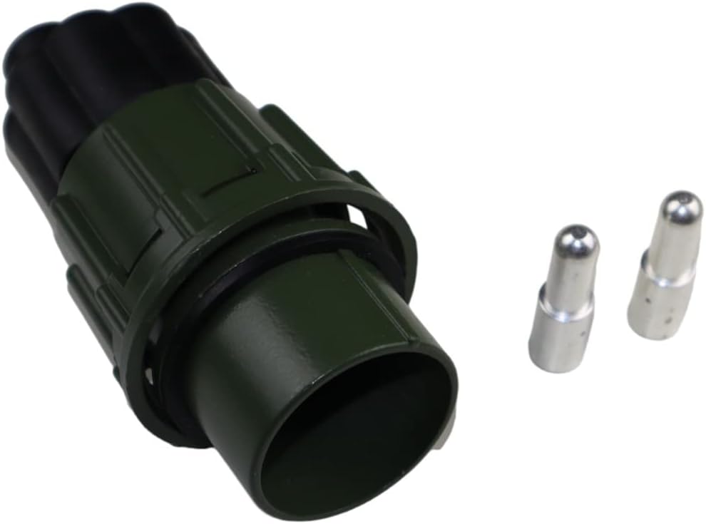 Sertplas NATO Stecker 2 Polig 35mm² inkl.Kontaktbuchse mit Kontaktstift Olivgrün VG96917