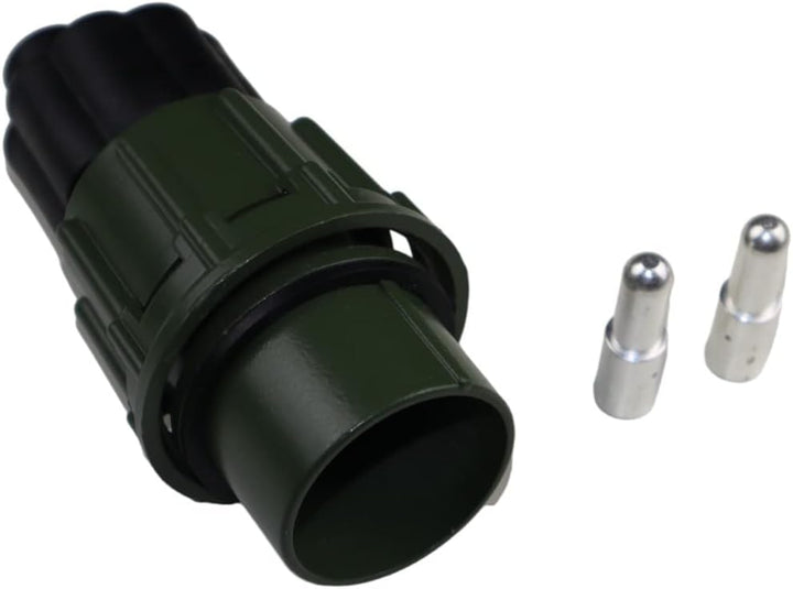 Sertplas NATO Stecker 2 Polig 35mm² inkl.Kontaktbuchse mit Kontaktstift Olivgrün VG96917