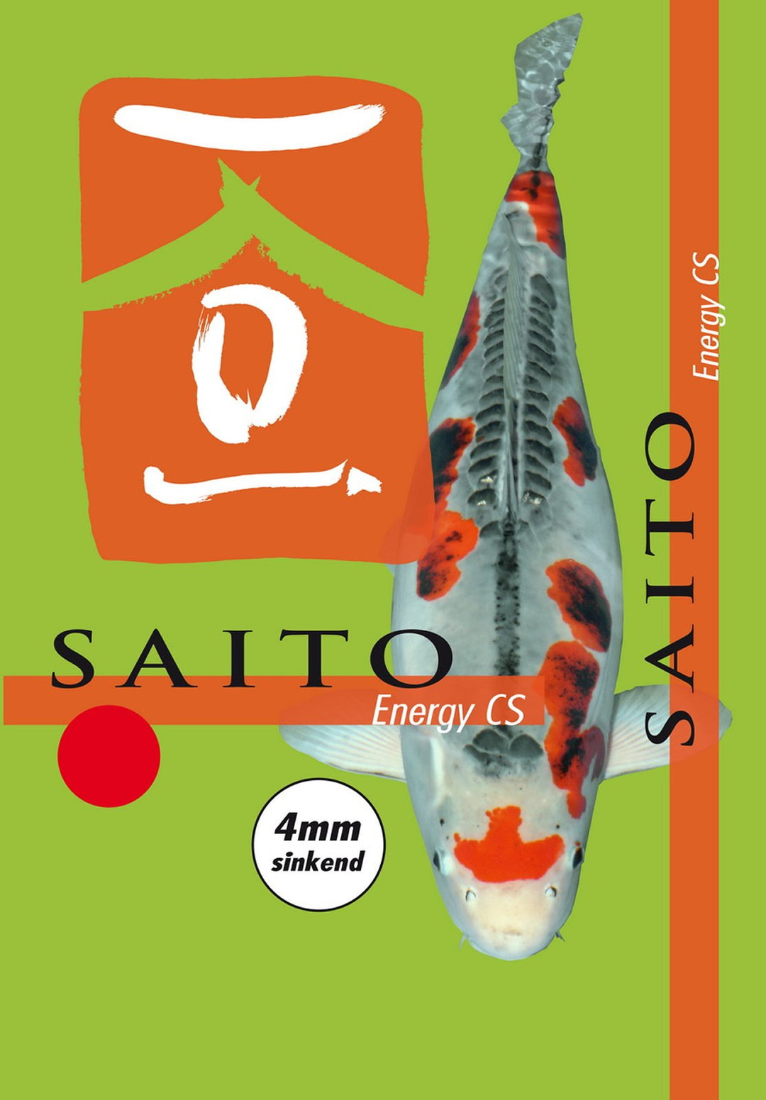 Saito Energy CS Sinkfutter für Koi, professionelles langsam sinkendes Koifutter für eine optimale Er
