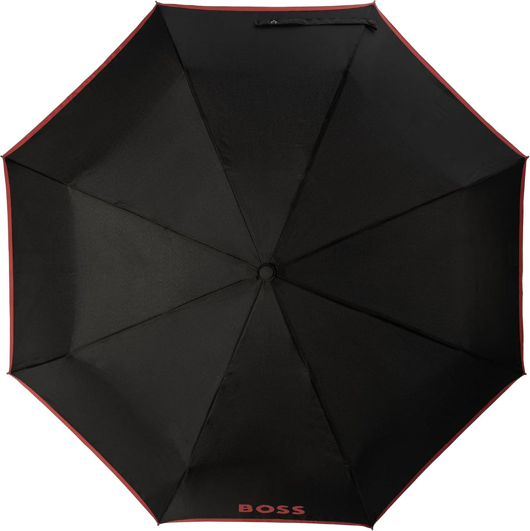 Hugo Boss Gear Regenschirm Taschenschirm aus Polyester in der Farbe Rot, Masse offen: Länge ca. 62 c