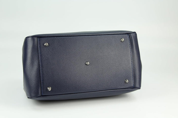 Belli Echt Leder Handtasche italienische Damen Ledertasche Umhängetasche Henkeltasche in Glattleder,