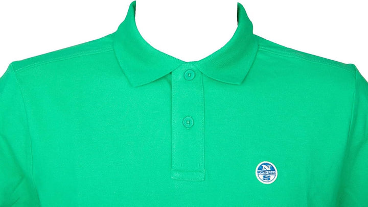 NORTH SAILS Herren Ss Polo W/Logo Polohemd (1er Pack) S 0412 Garden Green, S 0412 Garden Green